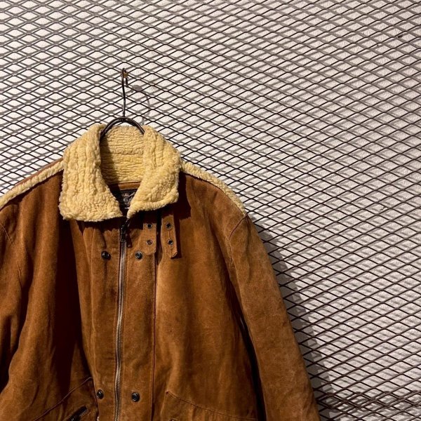 画像4: Vintage - Leather Boa Jacket (4)