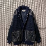 画像: Euro Vintage - Leather × Knit Native Jacket