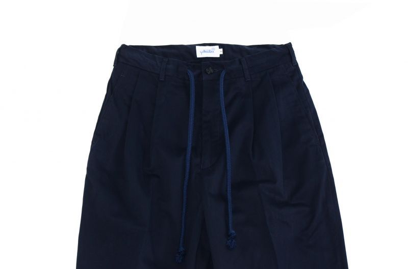 画像: yotsuba - Cotton Wide Pants [NAVY]