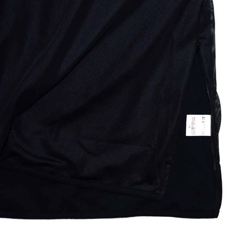 画像: yotsuba - Short sleeve mesh tops [Black]